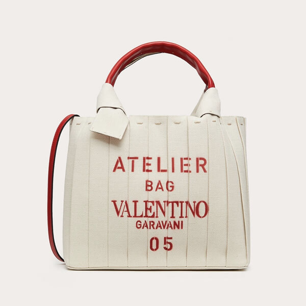 【VALENTINO ヴァレンティノ】アトリエ キャンバス トートバッグ VW2B0I76ULC0NE